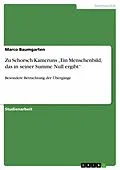 E-Book (pdf) Zu Schorsch Kameruns "Ein Menschenbild, das in seiner Summe Null ergibt" von Marco Baumgarten