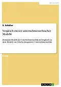 E-Book (pdf) Vergleich zweier unternehmensethischer Modelle von S. Schäfer