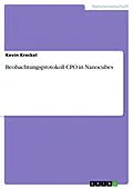 E-Book (pdf) Beobachtungsprotokoll CPO in Nanocubes von Kevin Kreckel
