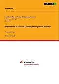 E-Book (epub) Perceptions of Current Learning Management Systems von Klaus Schütz