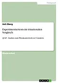 E-Book (pdf) Experimentiertests im trinationalen Vergleich von Ueli Zberg