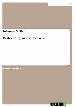 E-Book (pdf) Besteuerung in der Insolvenz von Johannes Stößel