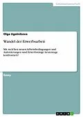 E-Book (epub) Wandel der Erwerbsarbeit von Olga Ugolnikova