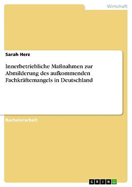 Kartonierter Einband Innerbetriebliche Maßnahmen zur Abmilderung des aufkommenden Fachkräftemangels in Deutschland von Sarah Herz