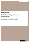E-Book (epub) Rechtsfragen der geschlossenen Verteilernetze von Stefan Schleip