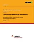 E-Book (pdf) Compliance unter dem Aspekt des Whistleblowings von Annette Becker