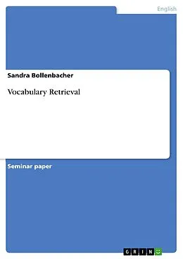 E-Book (pdf) Vocabulary Retrieval von Sandra Bollenbacher