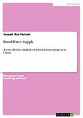 E-Book (epub) Rural Water Supply von Joseph Ato Forson