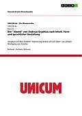 E-Book (pdf) Der "Abend" von Andreas Gryphius nach Inhalt, Form und sprachlicher Gestaltung von Hannah-Kristin Elenschneider