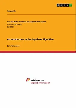 E-Book (epub) An Introduction to the PageRank Algorithm von Haoyue Hu