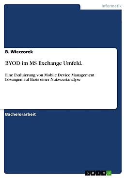 Kartonierter Einband BYOD im MS Exchange Umfeld von B. Wieczorek