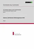 E-Book (pdf) Internes und Externes Rechnungswesen 2013 von Harald Eichsteller