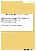 E-Book (pdf) Führungsstrategien zur Entsendung von Mitarbeitern ins Ausland und Wiedereingliederung von Adrian Pütz, Fabian Sänger, Servan Kizilkan