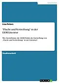 E-Book (pdf) "Flucht und Vertreibung" in der DDR-Literatur von Lisa Peters