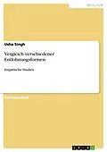 E-Book (pdf) Vergleich verschiedener Entlohnungsformen von Usha Singh