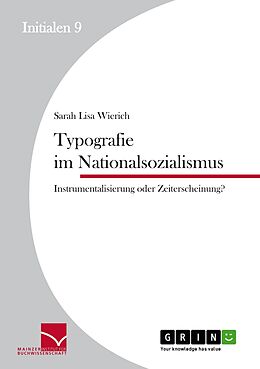 E-Book (epub) Typografie im Nationalsozialismus von Sarah Lisa Wierich