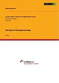 E-Book (pdf) The Spirit of Entrepreneurship von Nadine Ghanawi