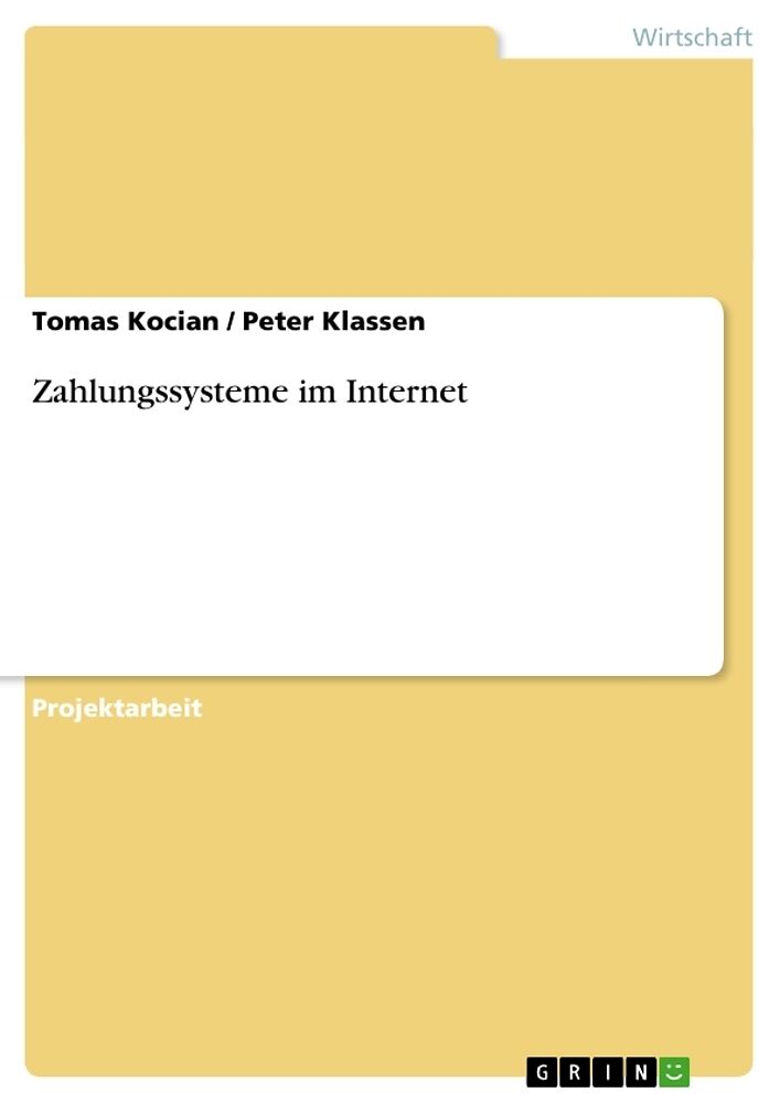 Zahlungssysteme im Internet