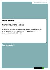 E-Book (pdf) Narzissmus und Politik von Adam Balogh