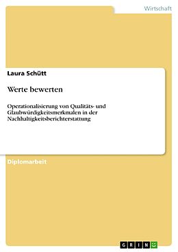 E-Book (pdf) Werte bewerten von Laura Schütt