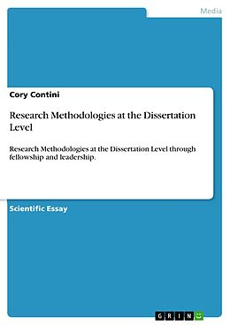 eBook (pdf) Research Methodologies at the Dissertation Level de Cory Contini