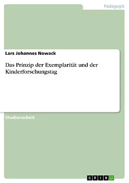 E-Book (pdf) Das Prinzip der Exemplarität und der Kinderforschungstag von Lars Johannes Nowack