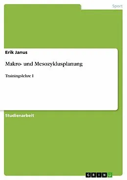 E-Book (pdf) Makro- und Mesozyklusplanung von Erik Janus