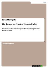 Couverture cartonnée The European Court of Human Rights de Sarah Maringele