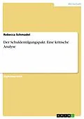 E-Book (pdf) Der Schuldentilgungspakt. Eine kritische Analyse von Rebecca Schmadel