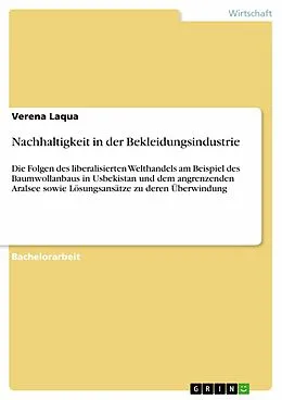 E-Book (epub) Nachhaltigkeit in der Bekleidungsindustrie von Verena Laqua