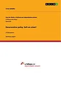 E-Book (pdf) Decarcerative policy. Soft on crime? von Linda Schädler