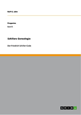 E-Book (pdf) Schillers Genealogie von Ralf G. Jahn