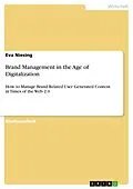 E-Book (pdf) Brand Management in the Age of Digitalization von Eva Niesing