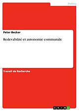 eBook (pdf) Redevabilité et autonomie communale de Peter Becker