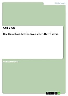 Kartonierter Einband Die Ursachen der Französischen Revolution von Anis Grün