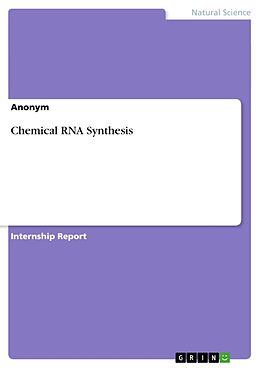Couverture cartonnée Chemical RNA Synthesis de Anonym