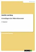 E-Book (pdf) Grundlagen der Mikroökonomie von Jennifer von Burg