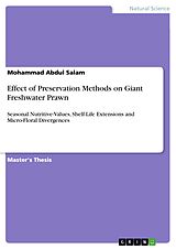 eBook (pdf) Effect of Preservation Methods on Giant Freshwater Prawn de Mohammad Abdul Salam