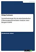 E-Book (epub) Vertriebsstrategie für ein mittelständisches IT-Beratungsunternehmen. Analyse einer Beispiel GmbH von Philipp Pochmann