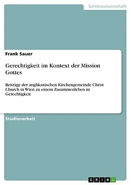 E-Book (pdf) Gerechtigkeit im Kontext der Mission Gottes von Frank Sauer