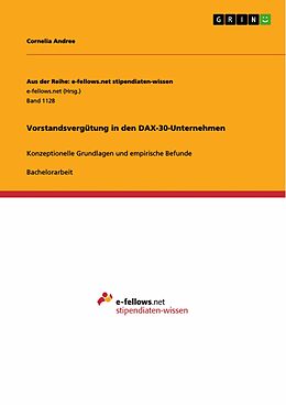 E-Book (pdf) Vorstandsvergütung in den DAX-30-Unternehmen von Cornelia Andree