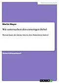 E-Book (pdf) Wir untersuchen den einseitigen Hebel von Martin Mayer