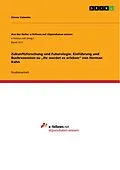 E-Book (pdf) Zukunftsforschung und Futurologie. Einführung und Buchrezension zu "Ihr werdet es erleben" von Herman Kahn von Simon Valentin