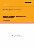 E-Book (pdf) Bakterizide Wirkung des Pflanzensekundärstoffs Isothiocyanat (Senföl) von Johannes Rößler