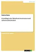 E-Book (epub) Grundlagen der Mitarbeitermotivation und Arbeitszufriedenheit von Valeria Heins