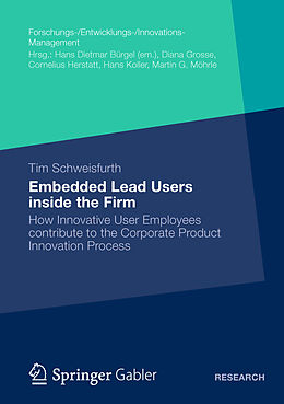 Couverture cartonnée Embedded Lead Users inside the Firm de Tim Schweisfurth