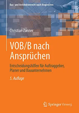 E-Book (pdf) VOB/B nach Ansprüchen von Christian Zanner