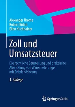E-Book (pdf) Zoll und Umsatzsteuer von Alexander Thoma, Robert Böhm, Ellen Kirchhainer