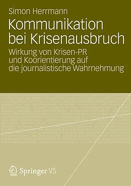 E-Book (pdf) Kommunikation bei Krisenausbruch von Simon Herrmann