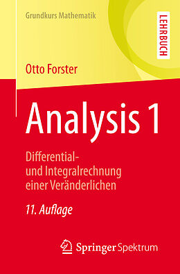 E-Book (pdf) Analysis 1 von Otto Forster